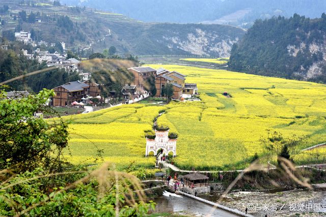 古寨历史悠久,风景秀丽,2016年3月28日凤冈县首届旅发大会暨"花开长碛